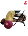 Yoga chair with lumbar support