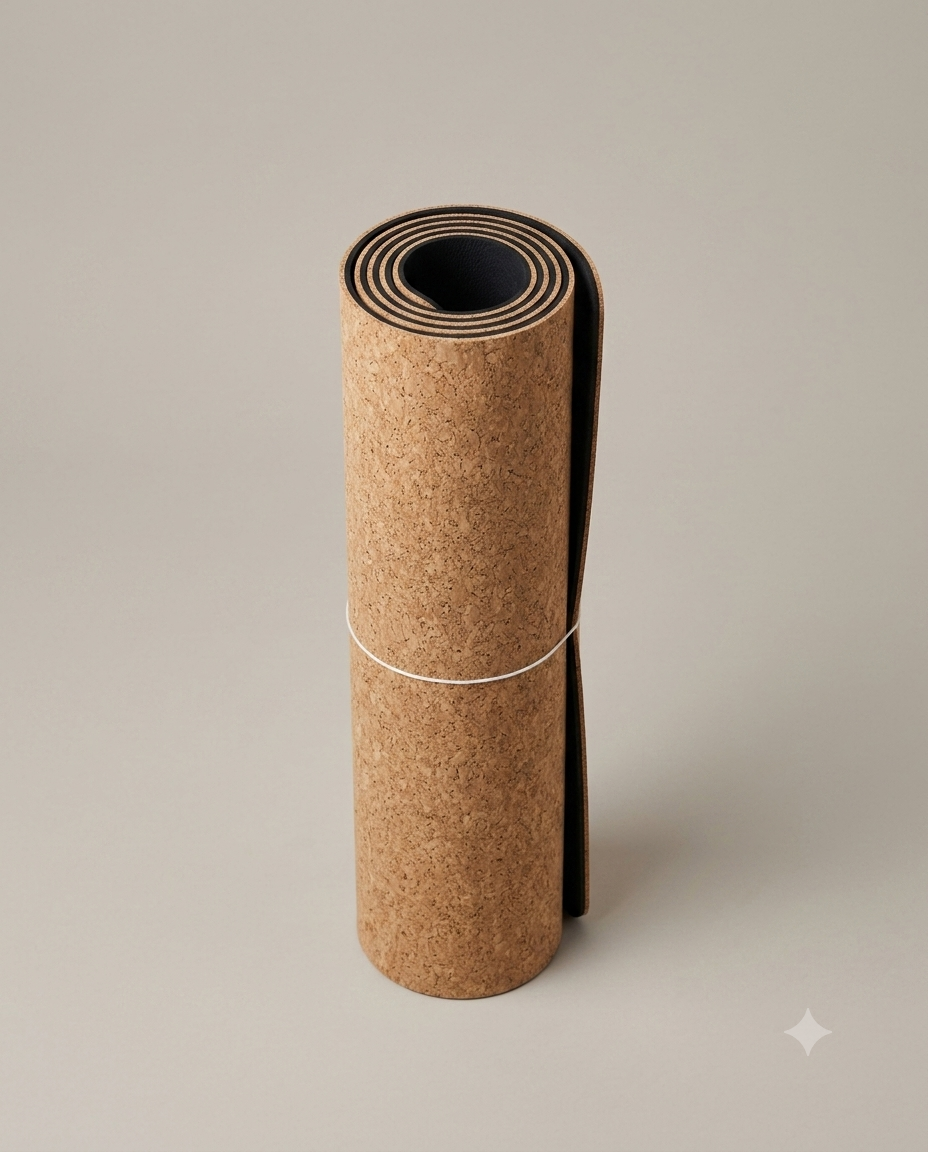 Cork Yoga mat 4mm 3