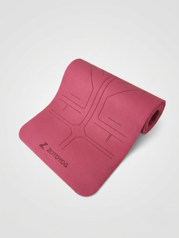 Dual Layer TPE Alignment Yoga Mat - 6 mm